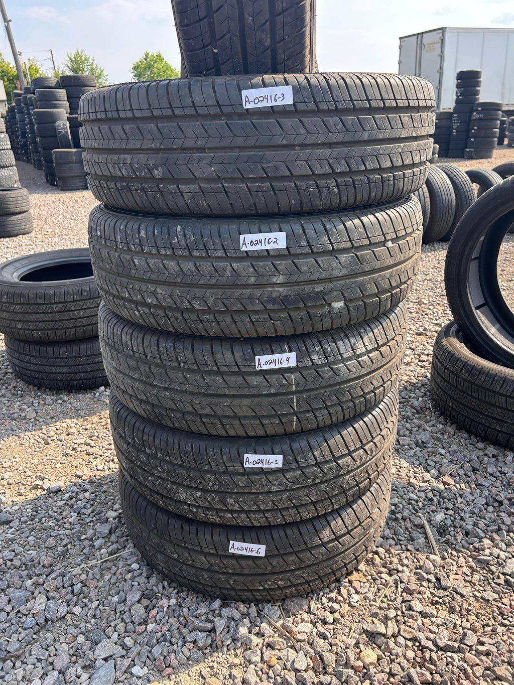 LT225/75R16 Set (6 Like New Tires) Thunderer Ranger R402