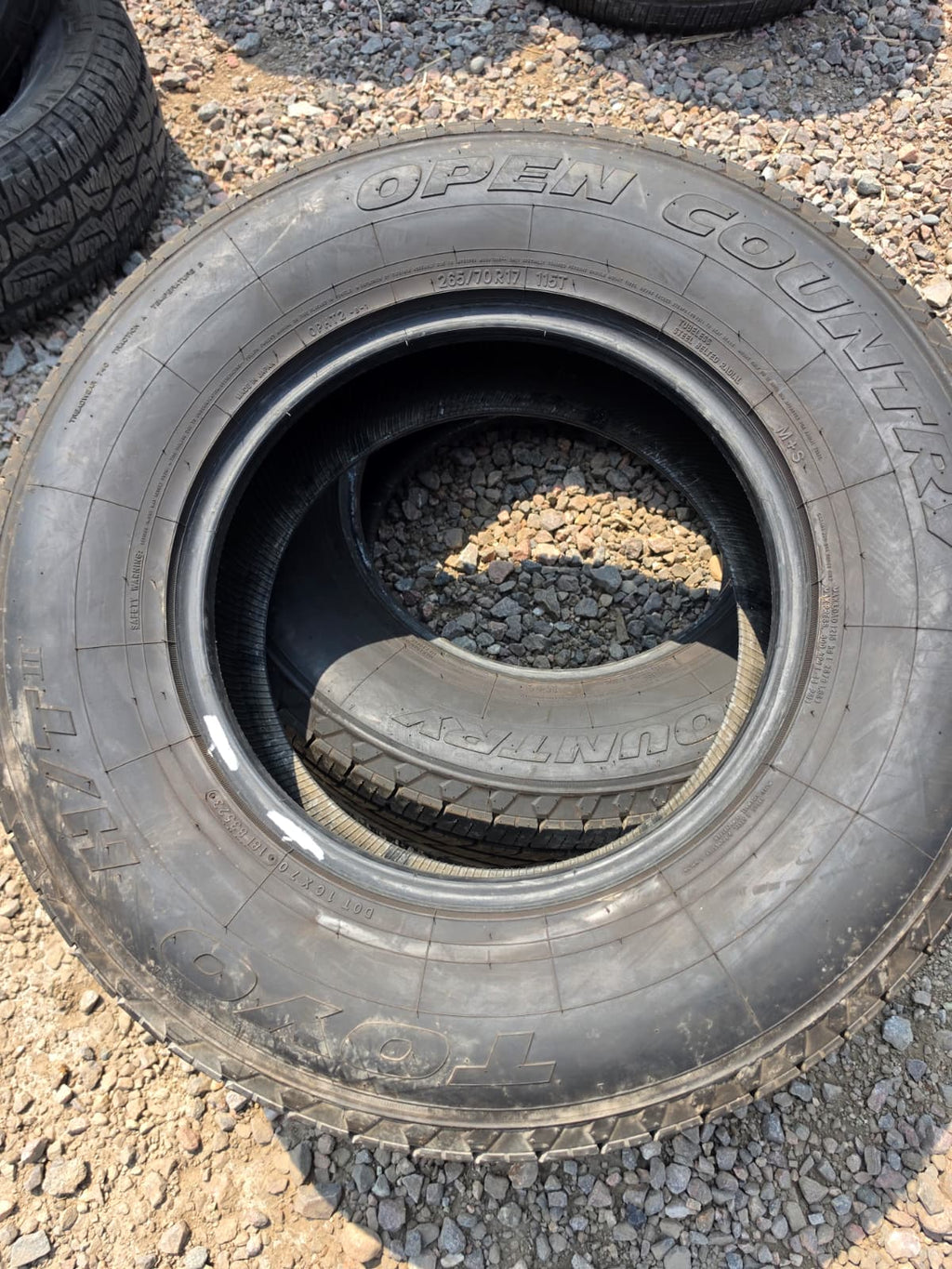 265/70R17 Pair (2 Used Tires) Toyo Open Country