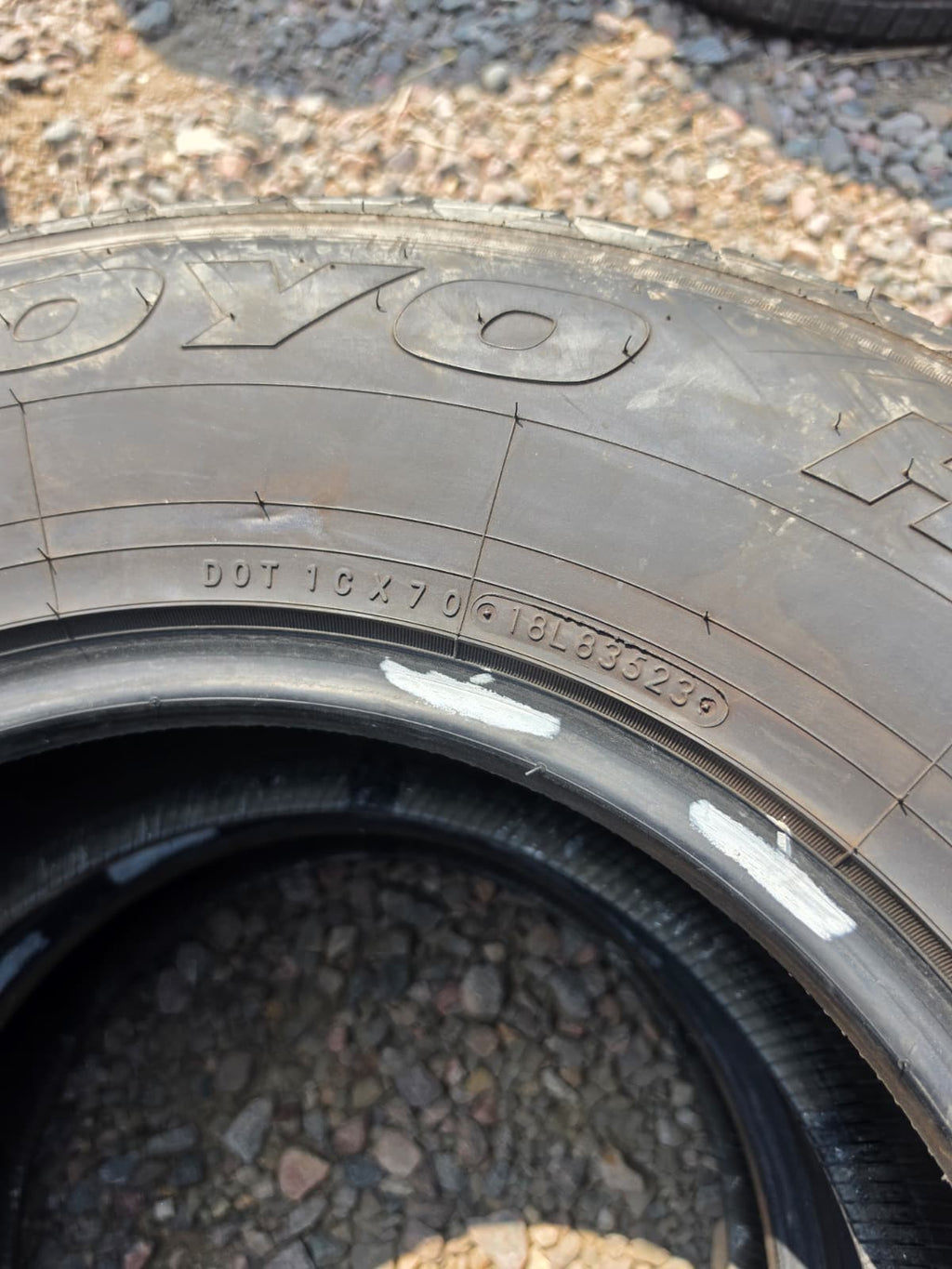265/70R17 Pair (2 Used Tires) Toyo Open Country