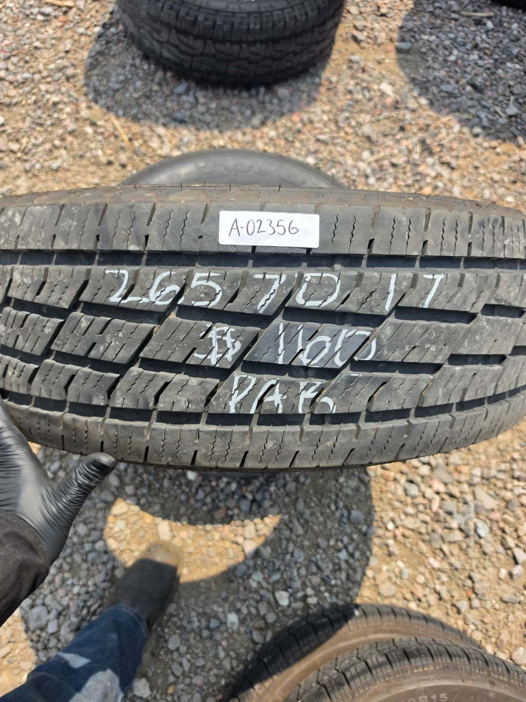 265/70R17 Pair (2 Used Tires) Toyo Open Country