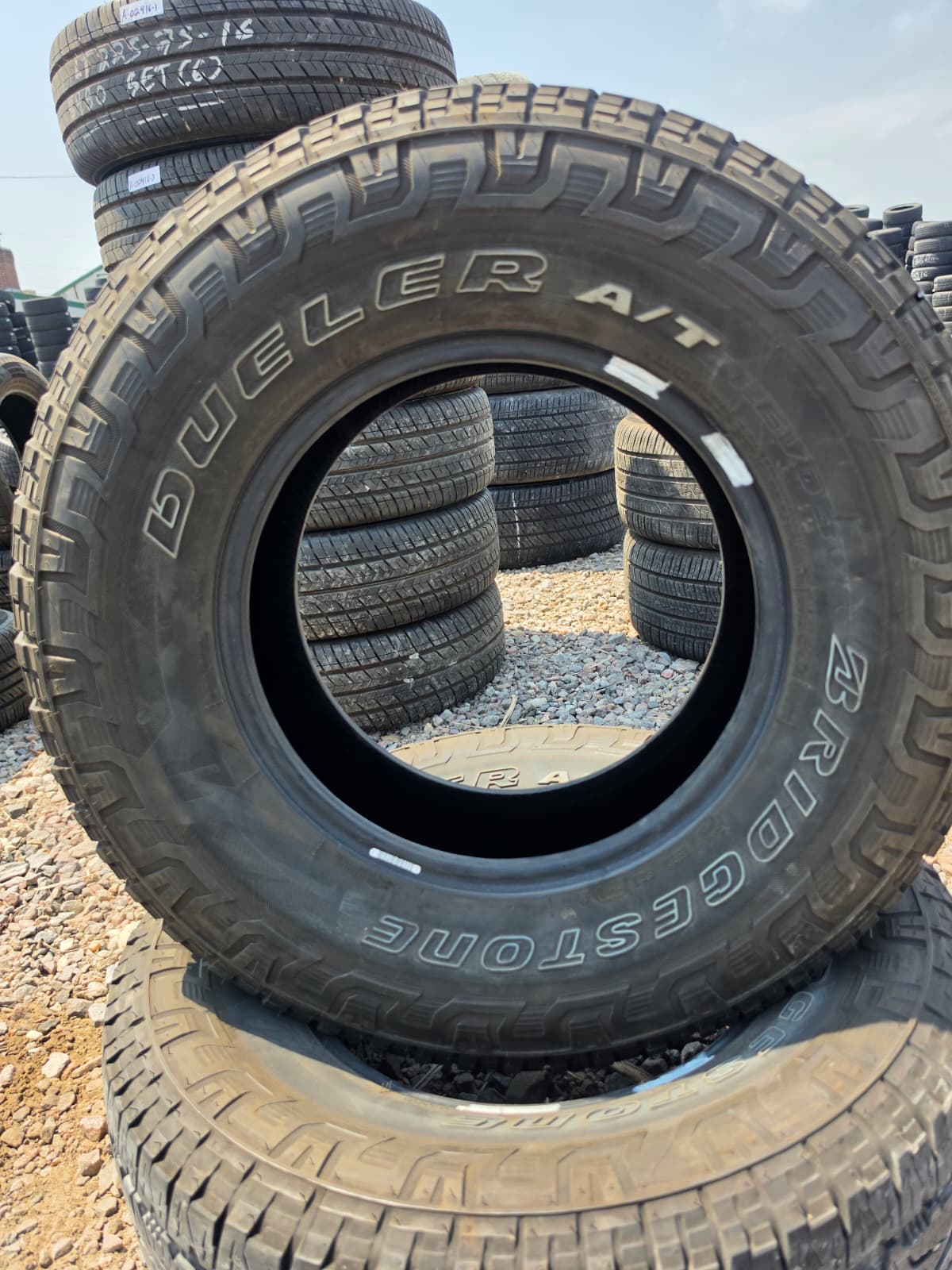 265/70R16 Pair (2 Used Tires) Bridgestone Dueler