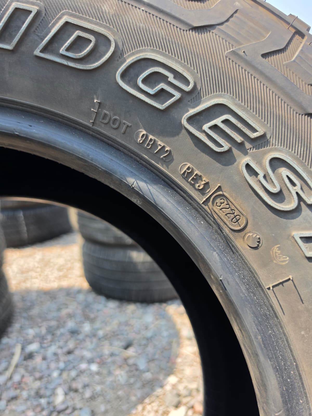 265/70R16 Pair (2 Used Tires) Bridgestone Dueler