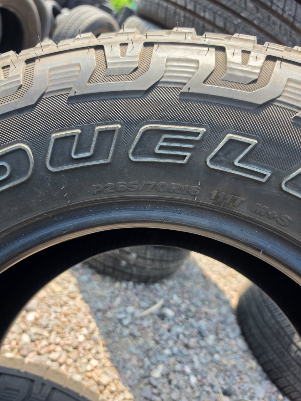 265/70R16 Pair (2 Used Tires) Bridgestone Dueler