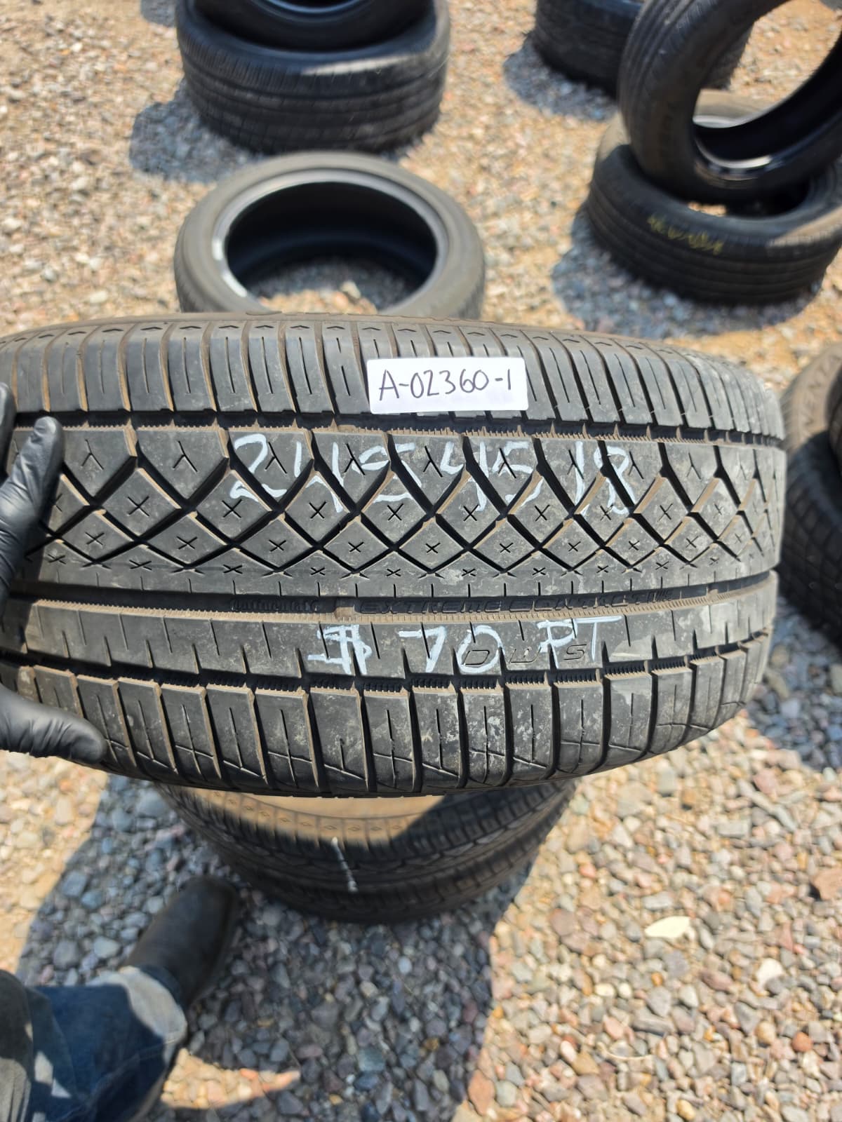 245/40R18 (3 Used Tires) Continental Extreme Contact