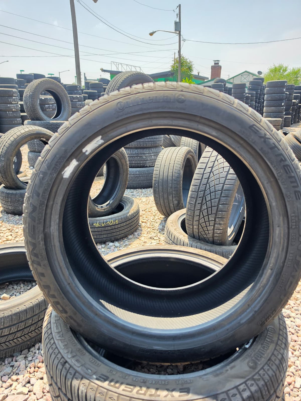 245/40R18 (3 Used Tires) Continental Extreme Contact