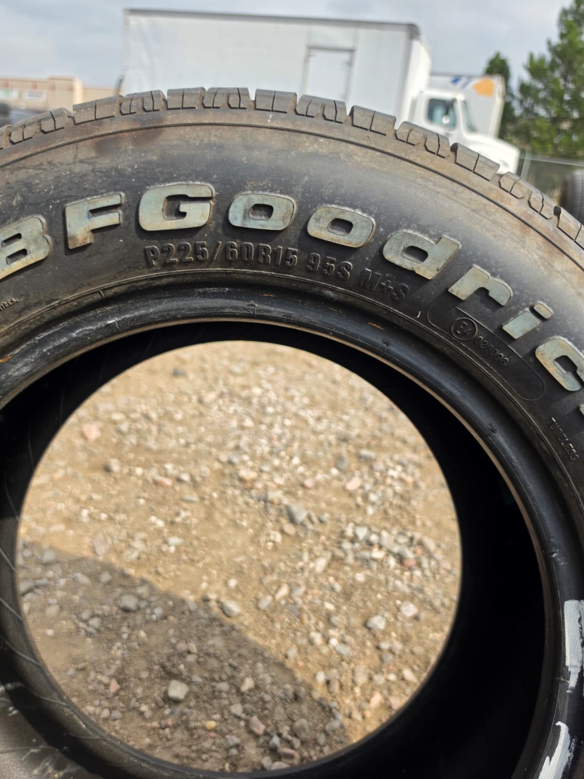 225/60R15 Single (1 Used Tires) Bfgoodrich Radial T/A