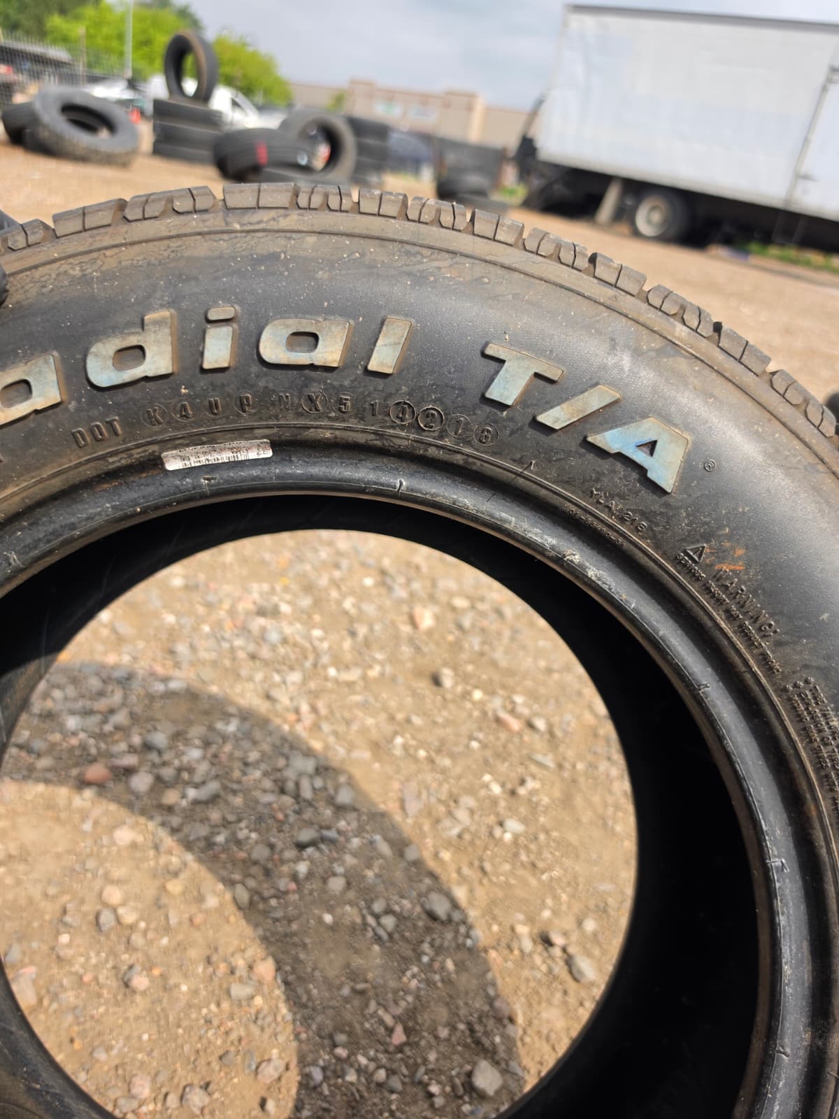 225/60R15 Single (1 Used Tires) Bfgoodrich Radial T/A