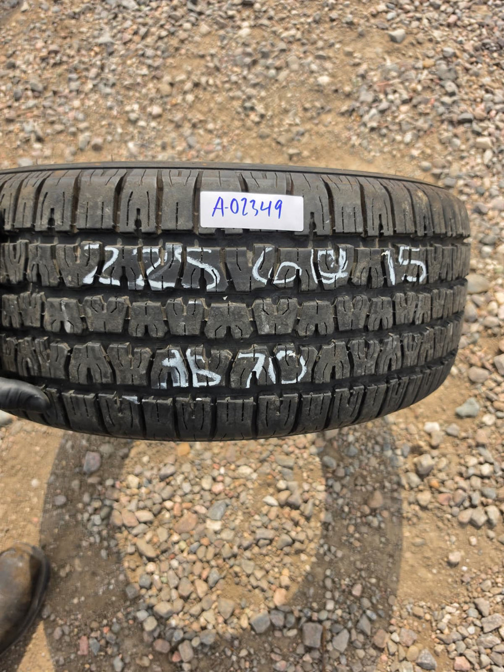 225/60R15 Single (1 Used Tires) Bfgoodrich Radial T/A