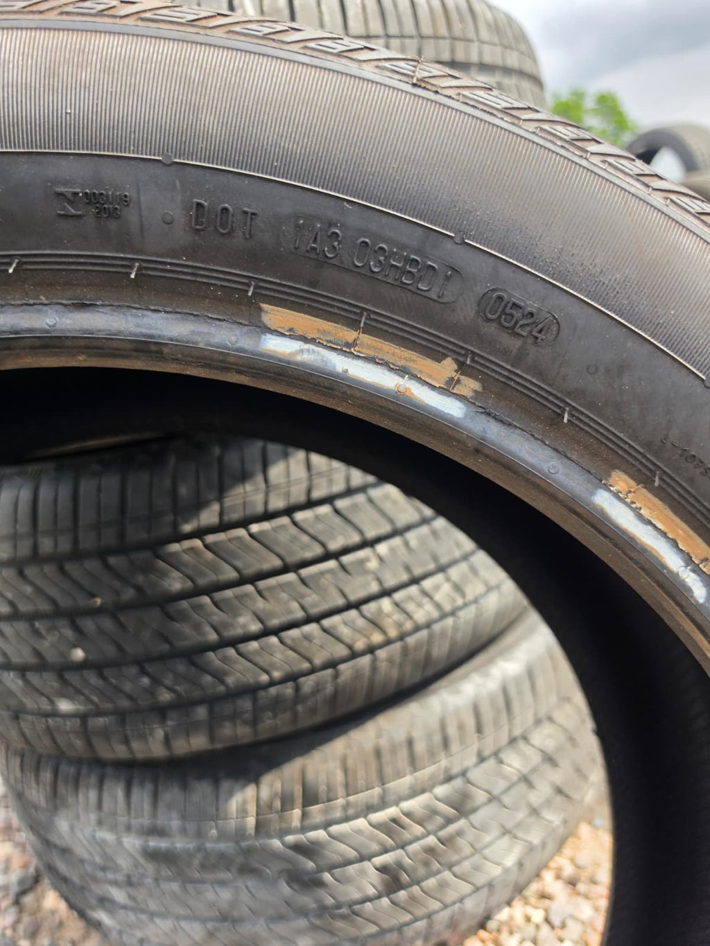 265/45R20 Single (1 Used Tire) Continental CrossContact