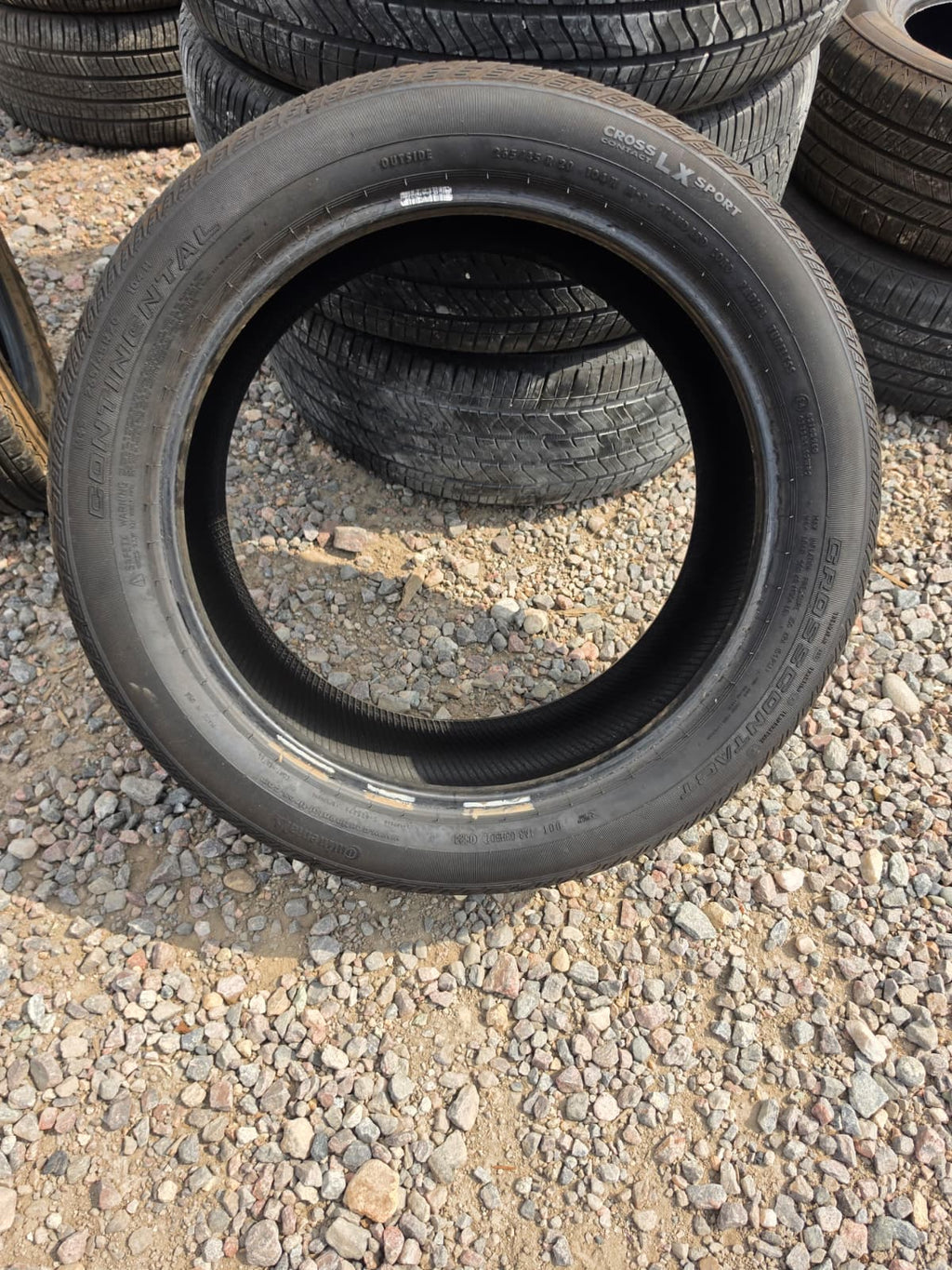 265/45R20 Single (1 Used Tire) Continental CrossContact