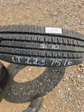 LT225/75R16 Single (1 Used Tire) Bfgoodrich Commercial T/A