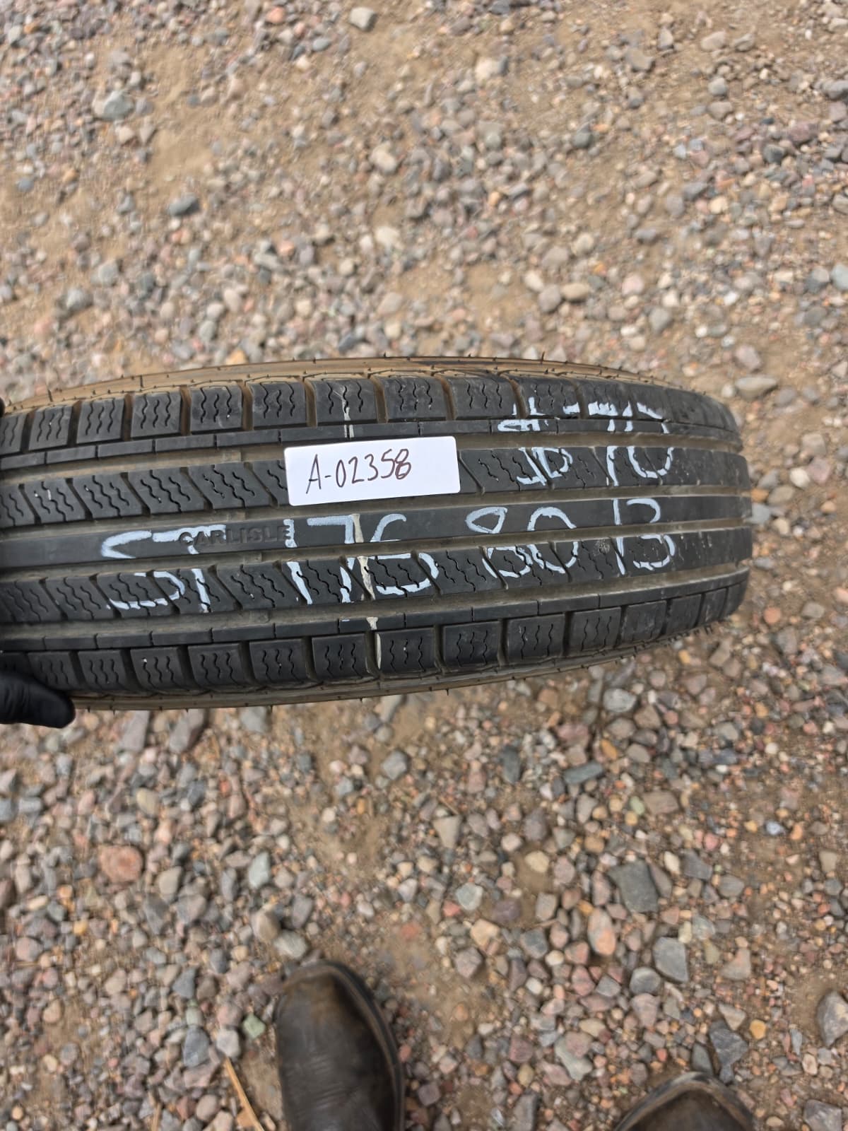 ST175/80R13 Single (1 Used Tire) Carlisle RadialTrail