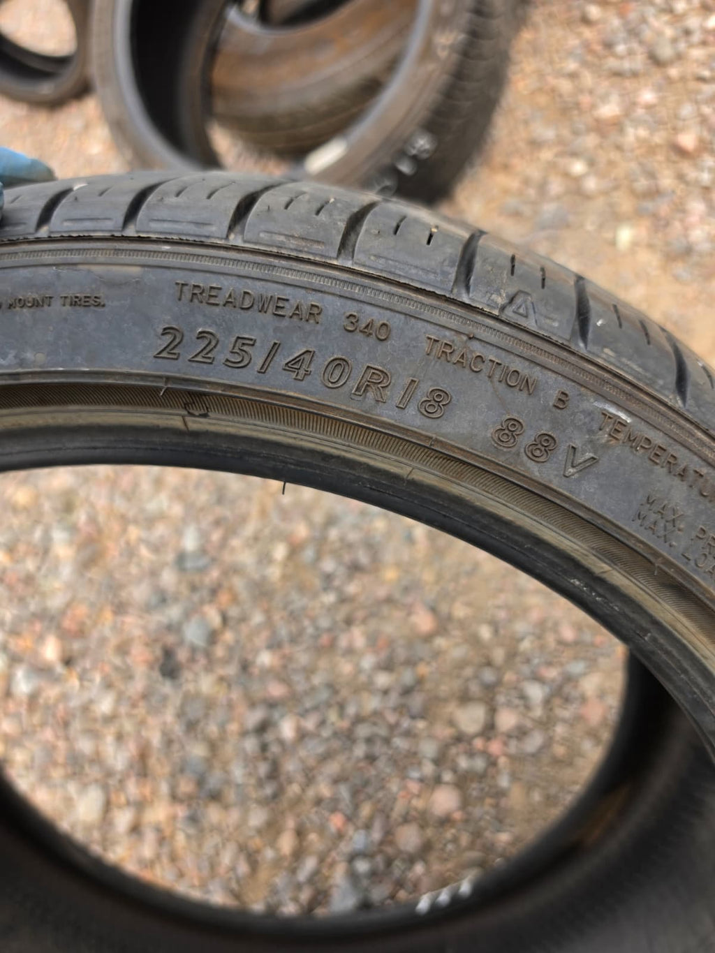 225/40R18 Single (1 Used Tire) Dunlop Sp Sport 5000