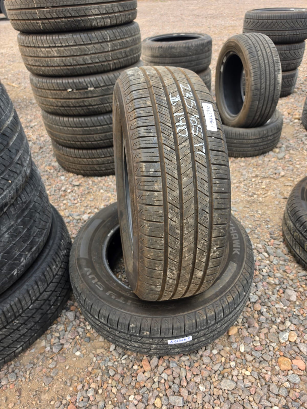 235/65R17 Pair (2 Used Tires) BlackHawk Agility SUV
