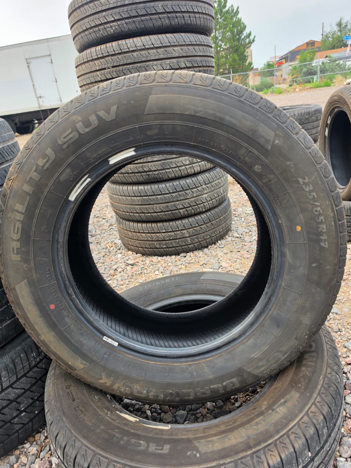 235/65R17 Pair (2 Used Tires) BlackHawk Agility SUV