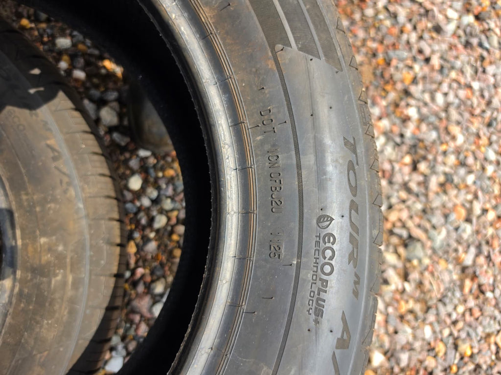 235/60R18 Pair (2 Used Tires)Continental Control Contact