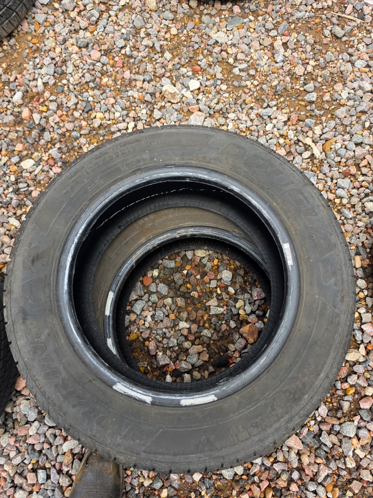 195/60R15 Pair (2 Used Tires) Douglas Touring