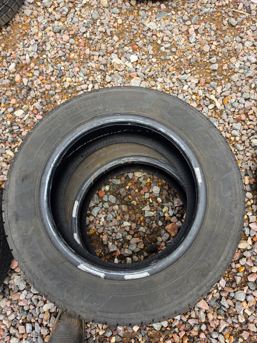 195/60R15 Pair (2 Used Tires) Douglas Touring