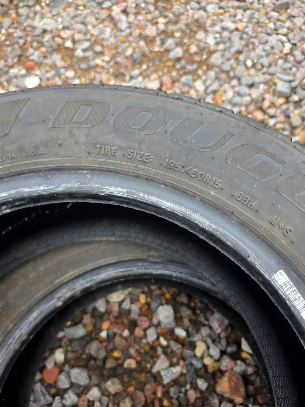 195/60R15 Pair (2 Used Tires) Douglas Touring