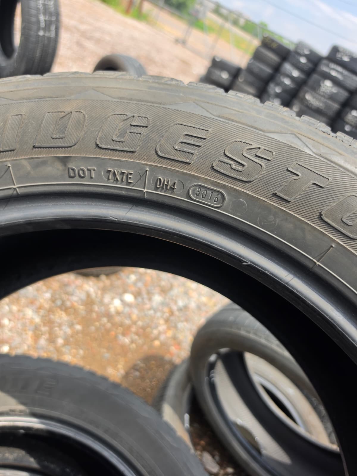 255/55R20 Set (4 Used Tires) Bridgestone Dueler