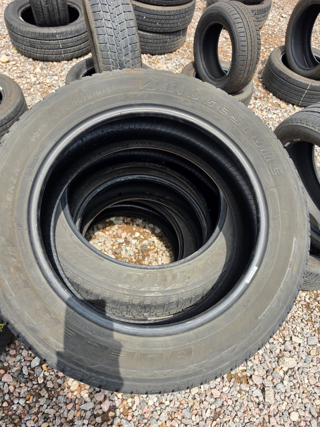 255/55R20 Set (4 Used Tires) Bridgestone Dueler