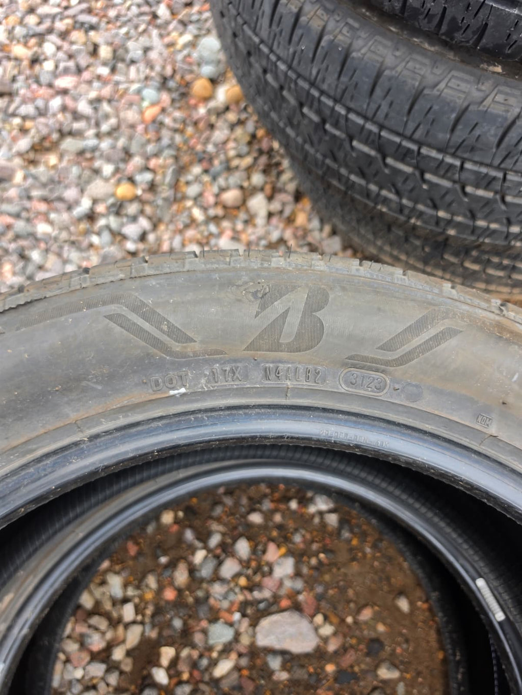255/50R20 Pair (2 Used Tires) Bridgestone Alenza