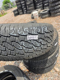 265/70R18 Set (4 Used Tires) Bfgoodrich Trail Terrain