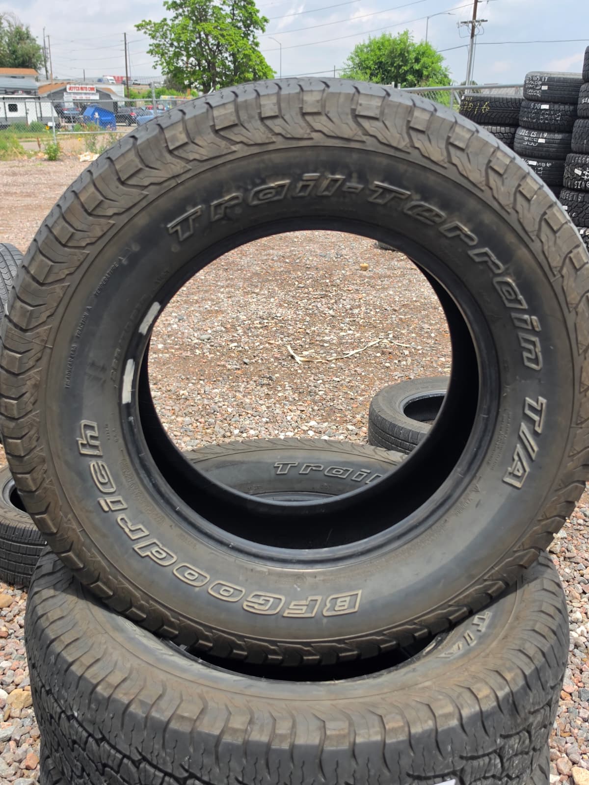 265/70R18 Set (4 Used Tires) Bfgoodrich Trail Terrain