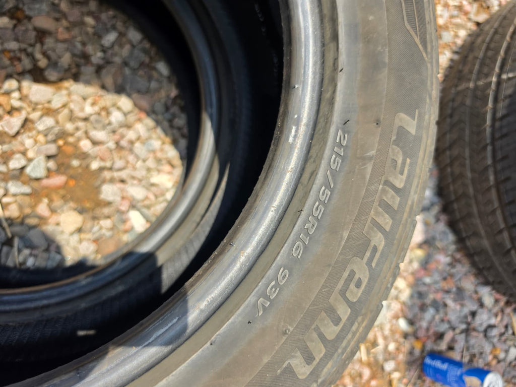 215/55R16 Pair (2 Used Tires)Laufenn G Fit AS