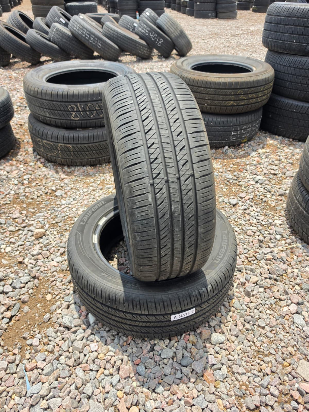 215/55R16 Pair (2 Used Tires)Laufenn G Fit AS