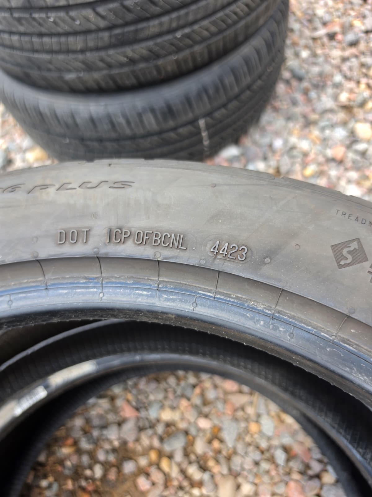245/45R20 Pair (2 Used Tires) Continental Extreme Contact