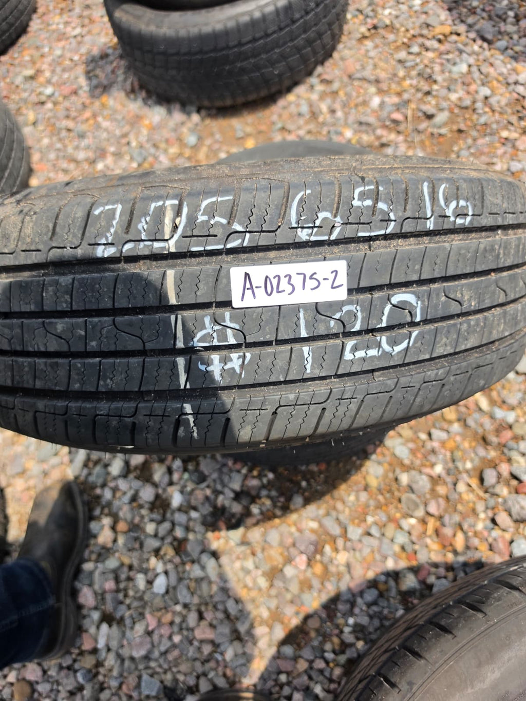 205/65R16 Pair (2 Used Tires) Dean Tires Road Control