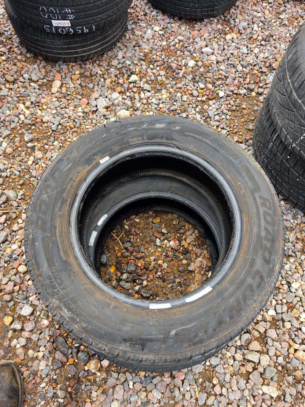 205/65R16 Pair (2 Used Tires) Dean Tires Road Control