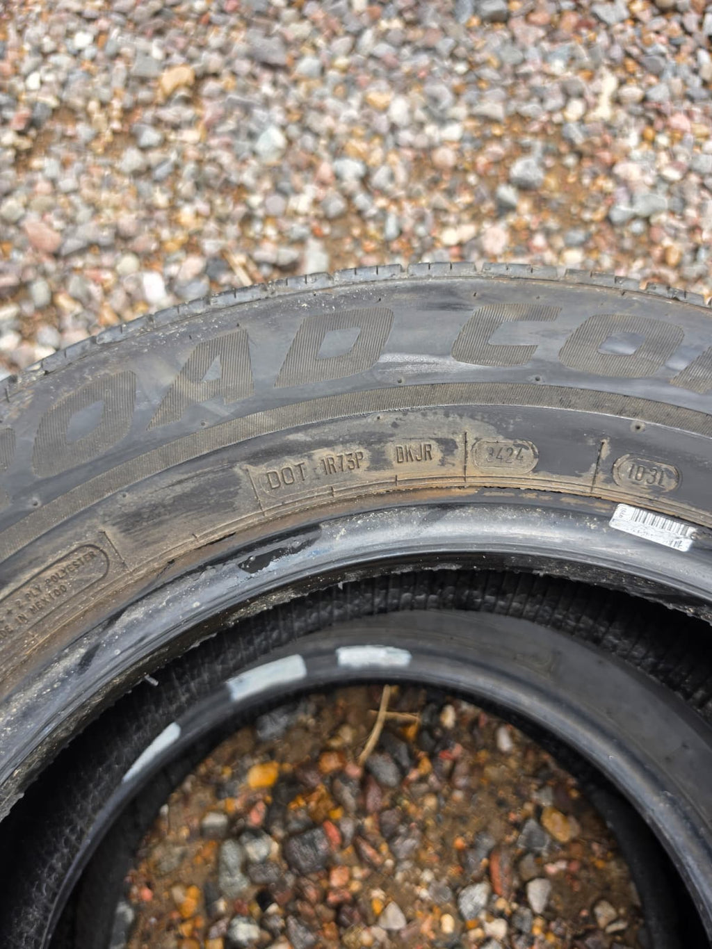 205/65R16 Pair (2 Used Tires) Dean Tires Road Control