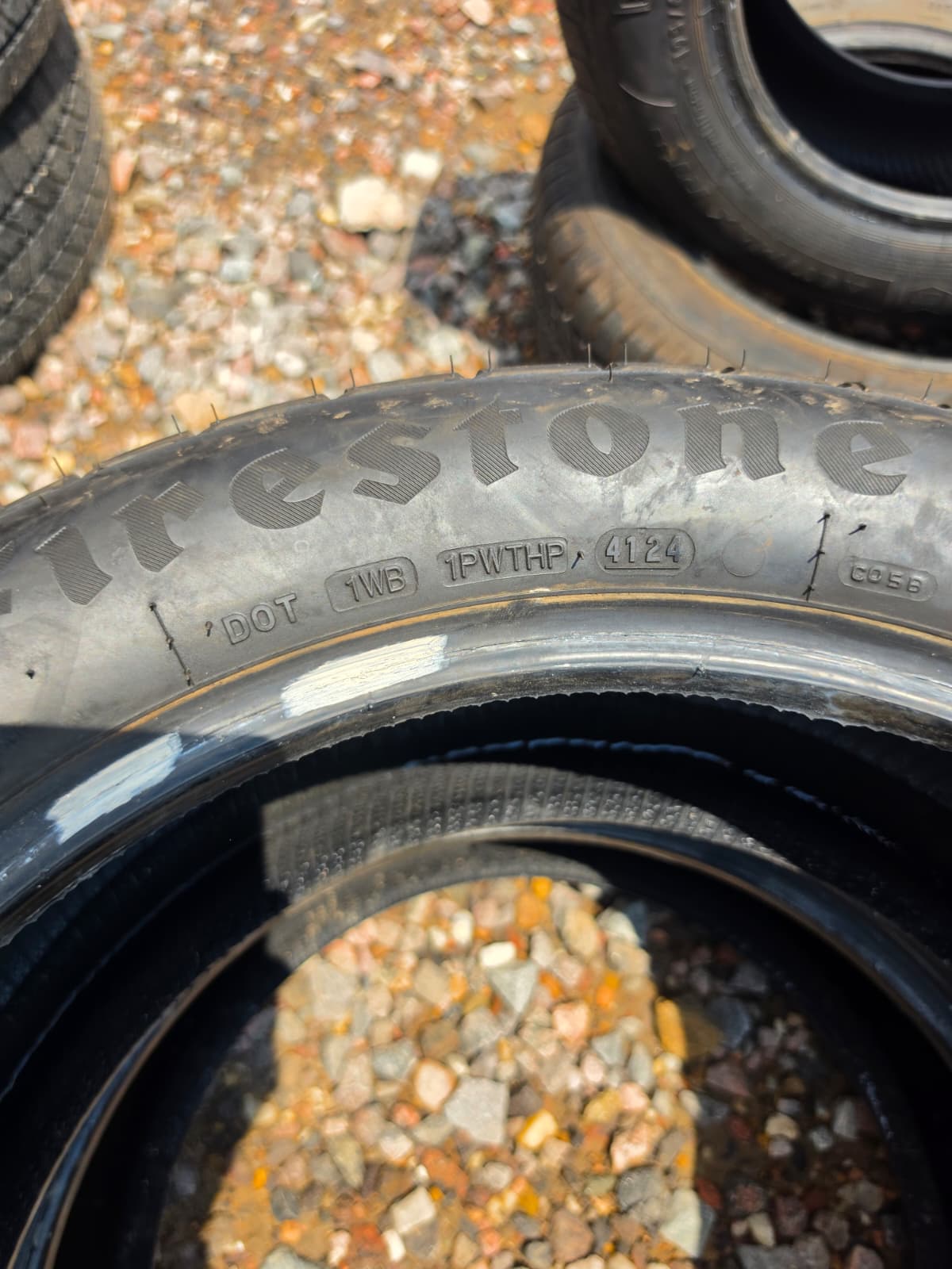 235/50R18 Pair (2 Used Tires) Firestone WeatherGrip