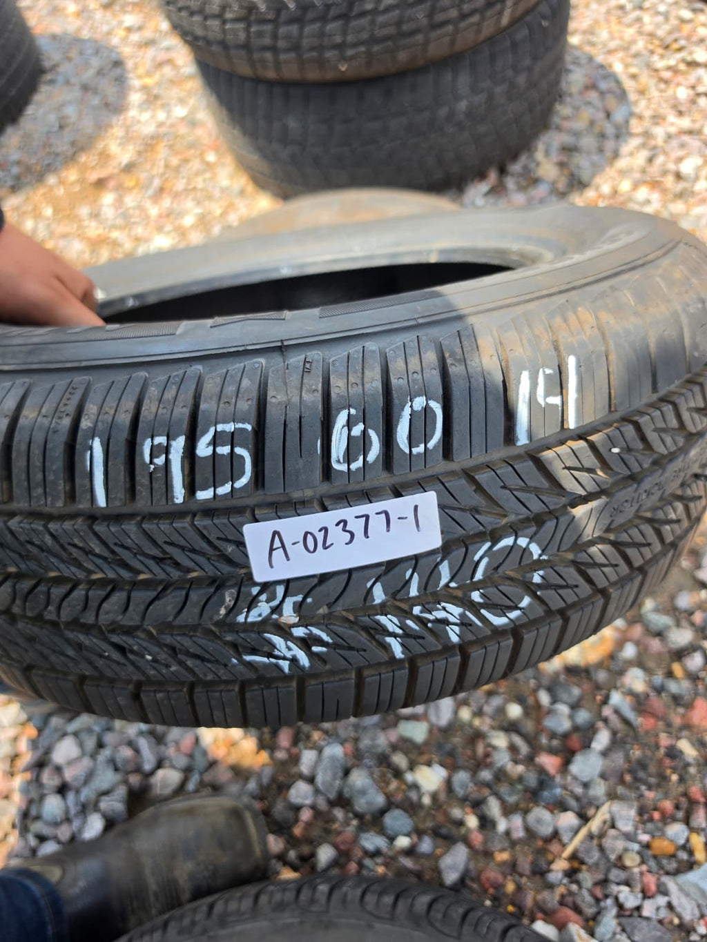 195/60R14 Pair (2 Used Tires) General Altimax RT