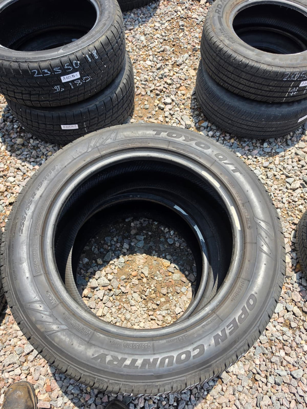 255/55R19 Pair (2 Used Tires) Toyo Open Country