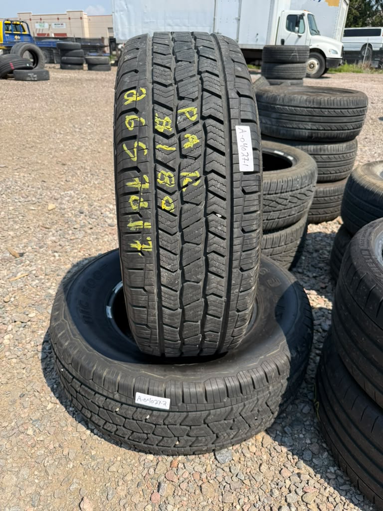 265/70R17 Pair (2 Used Tires) Big O AT Big Foot