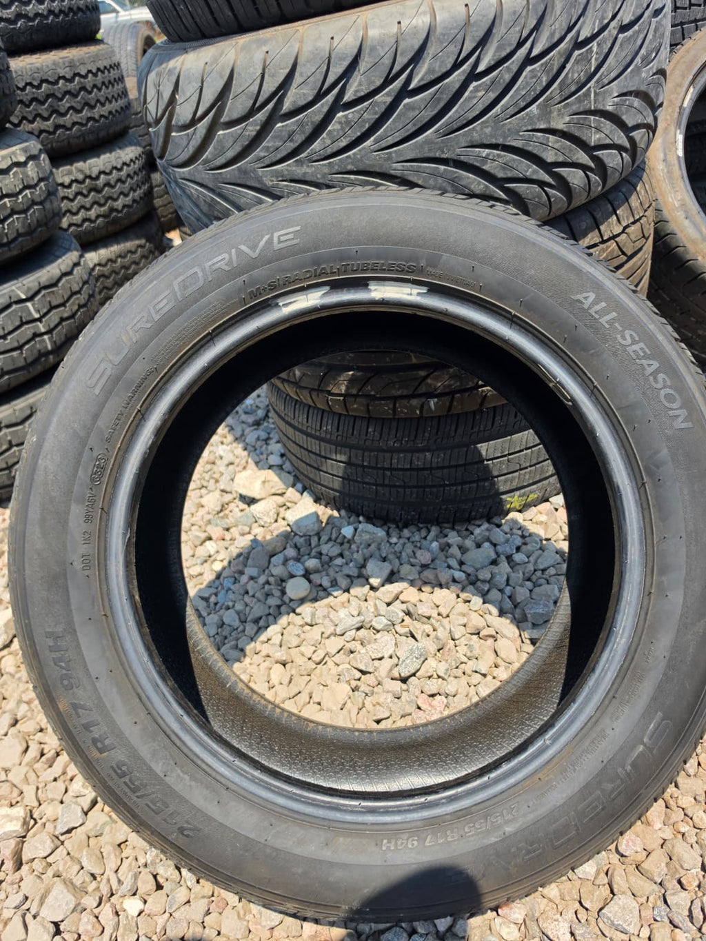215/55R17 Single (1 Used Tire) Superdrive