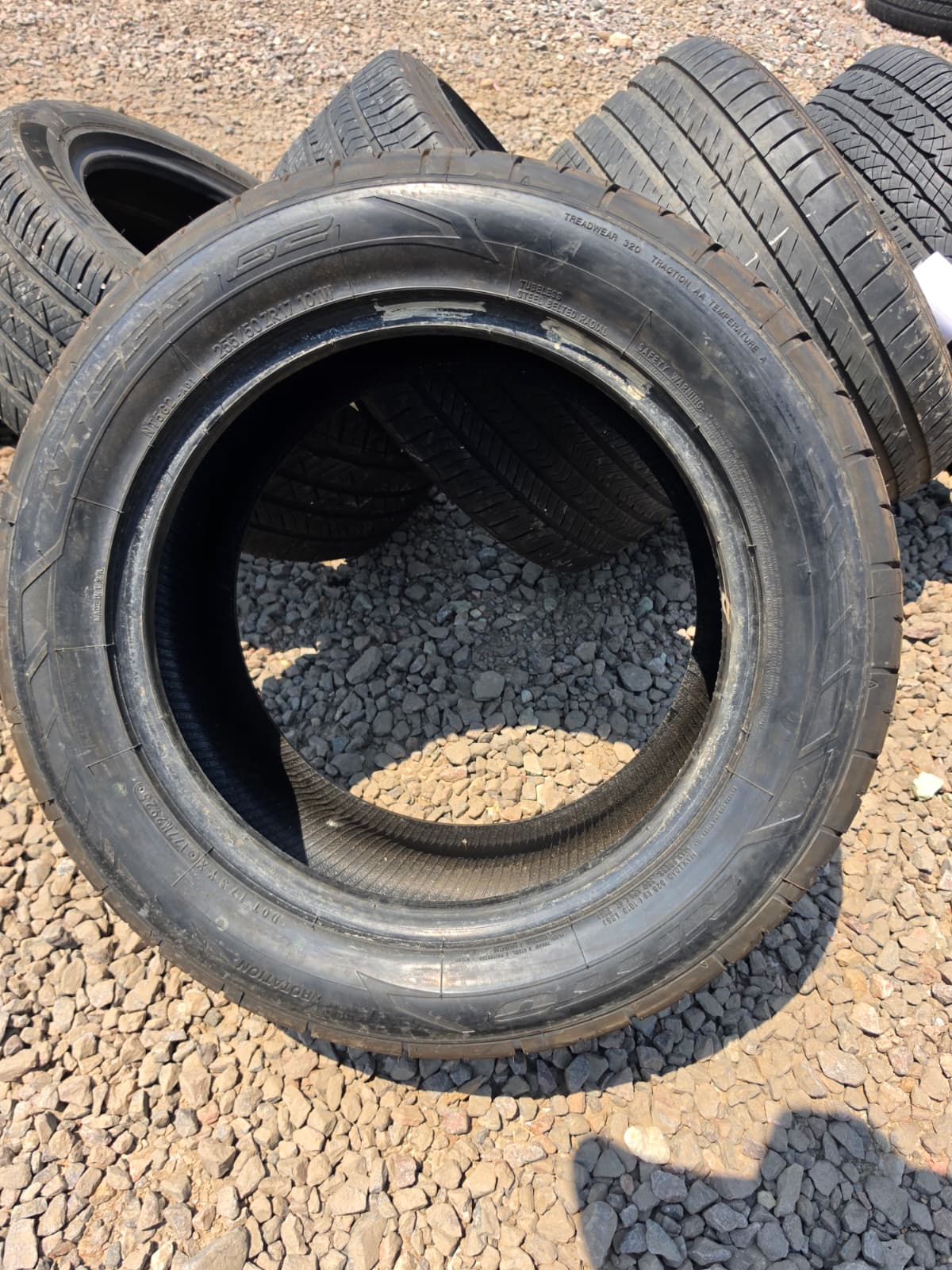 255/50R17 Single (1 Used Tire) Nitto NT555