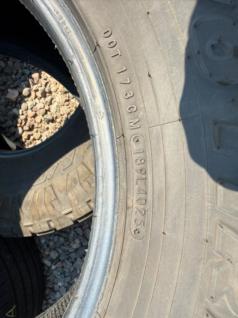 LT37X12.50R18 Pair (2 Used Tires) Toyo Open Country AT3