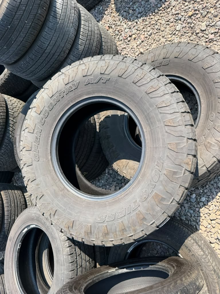 LT37X12.50R18 Pair (2 Used Tires) Toyo Open Country AT3