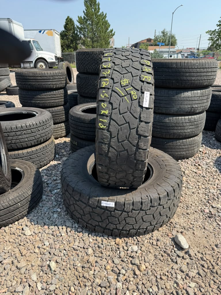 LT37X12.50R18 Pair (2 Used Tires) Toyo Open Country AT3