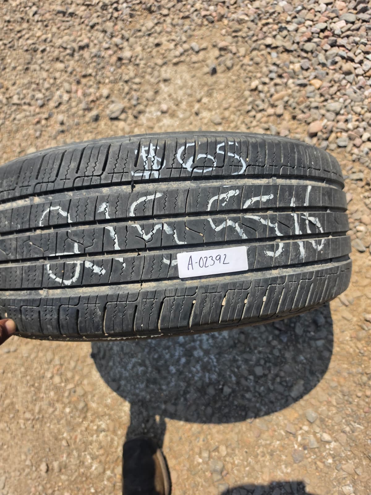 215/55R16 Single (1 Used Tire) Dean Tires Road Control 2