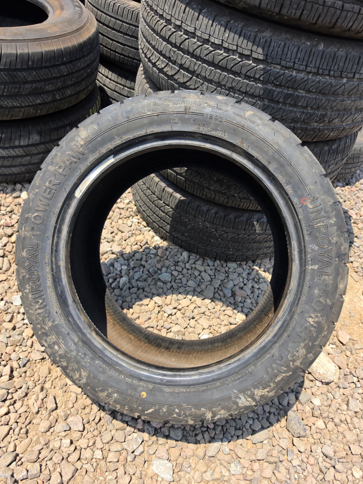 245/50R18 Single (1 Used Tire) UniRoyal Power Paw
