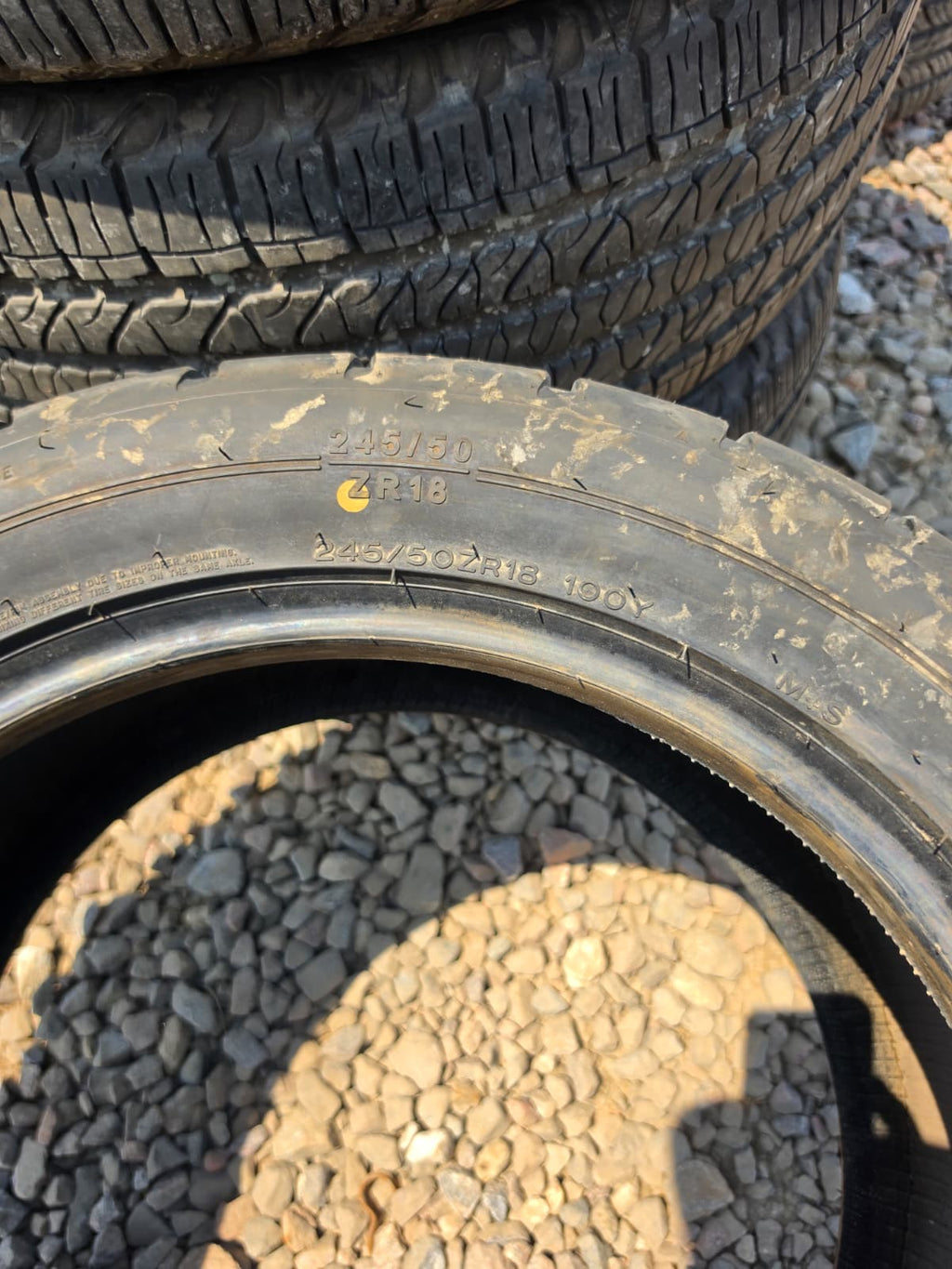 245/50R18 Single (1 Used Tire) UniRoyal Power Paw