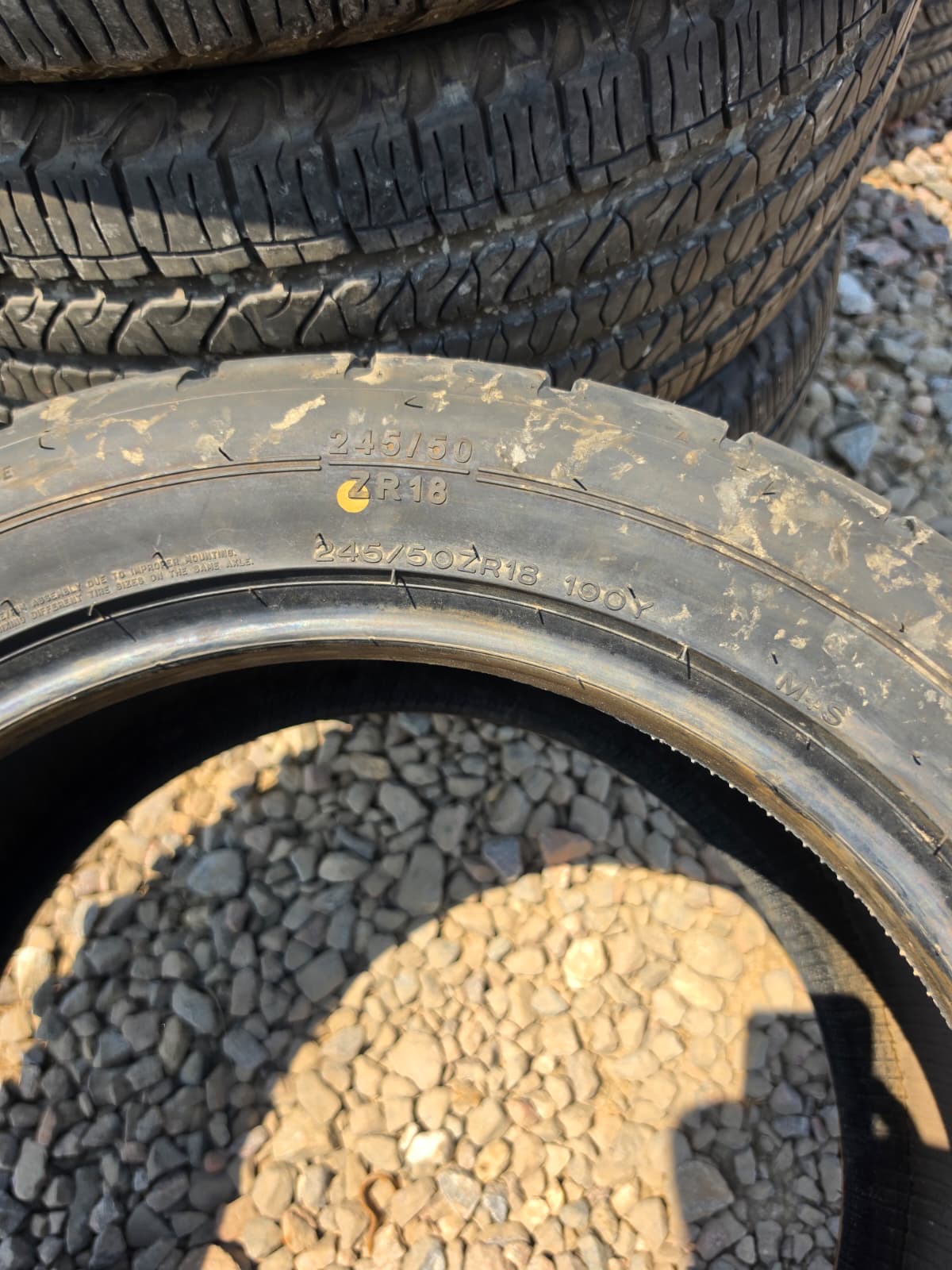 245/50R18 Single (1 Used Tire) UniRoyal Power Paw