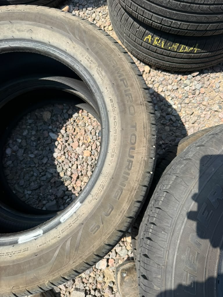 235/60R18 Pair (2 Used Tires) GT Radial Champiro Touring