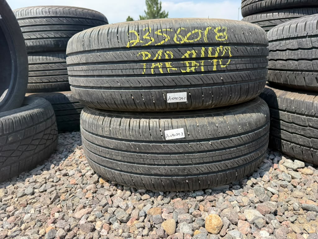 235/60R18 Pair (2 Used Tires) GT Radial Champiro Touring