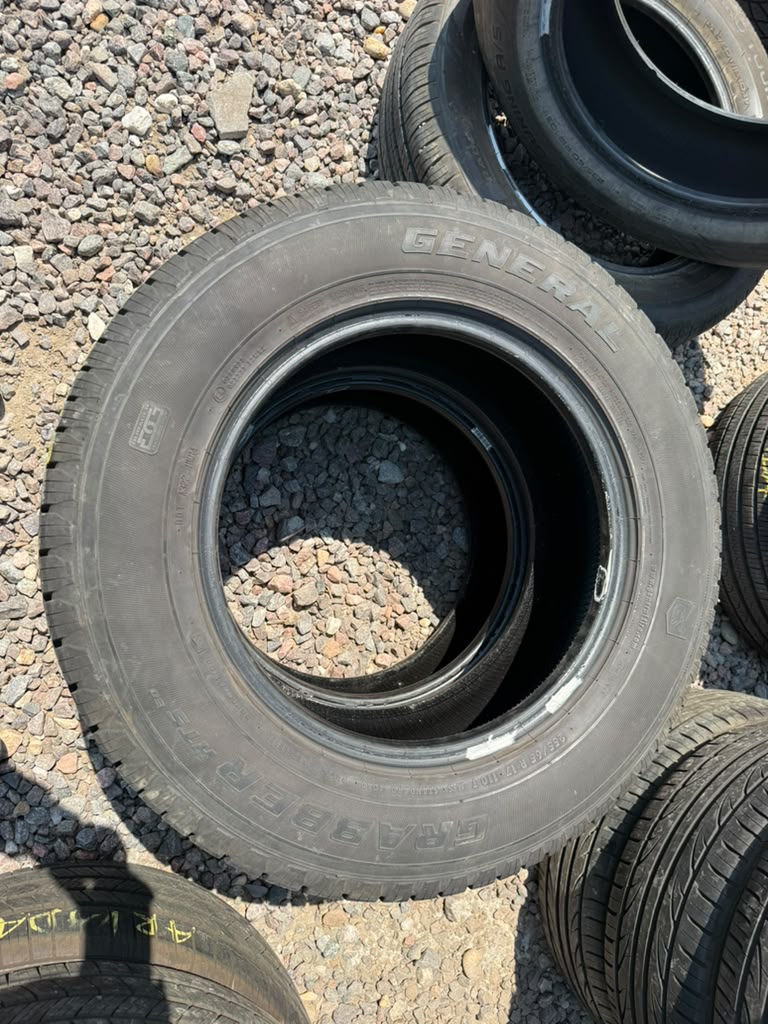255/65R17 Pair (2 Used Tires) General Grabber HT5